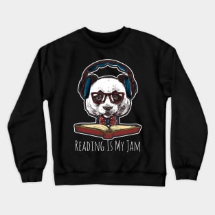 Reading is my jam! Crewneck Sweatshirt